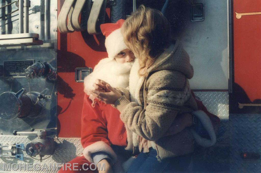 Members on the candy cane run with santa year unknown. Photo by Joe Ellman