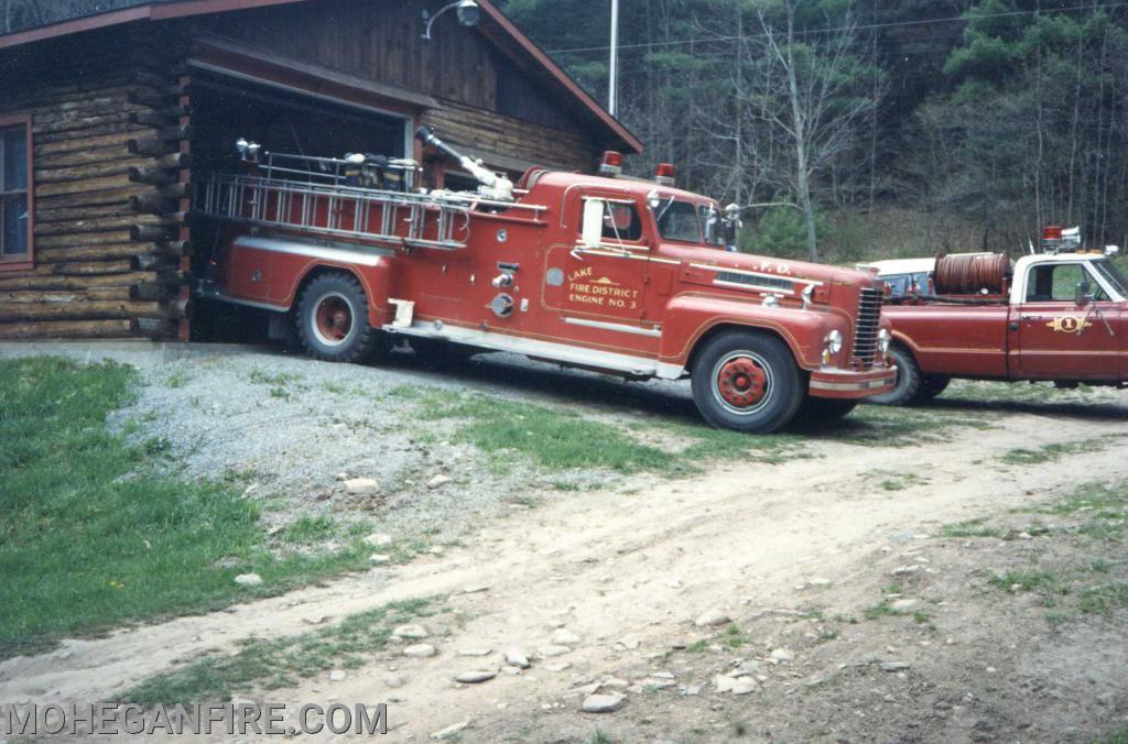 Former Engine 252 at it's new home in Brown Township