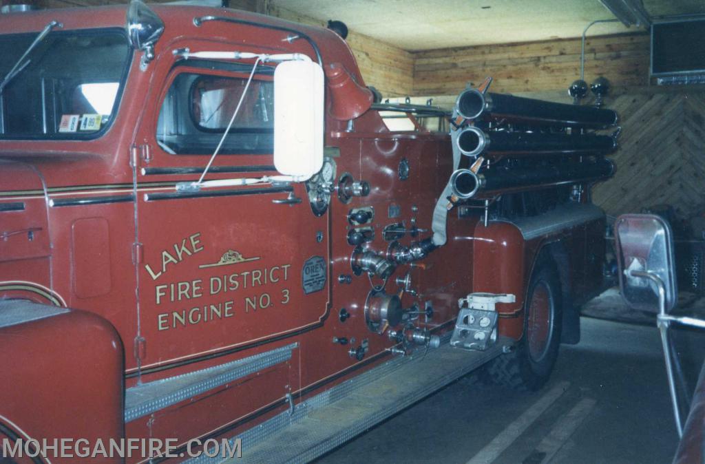 Former Engine 252 at it's new home in Brown Township