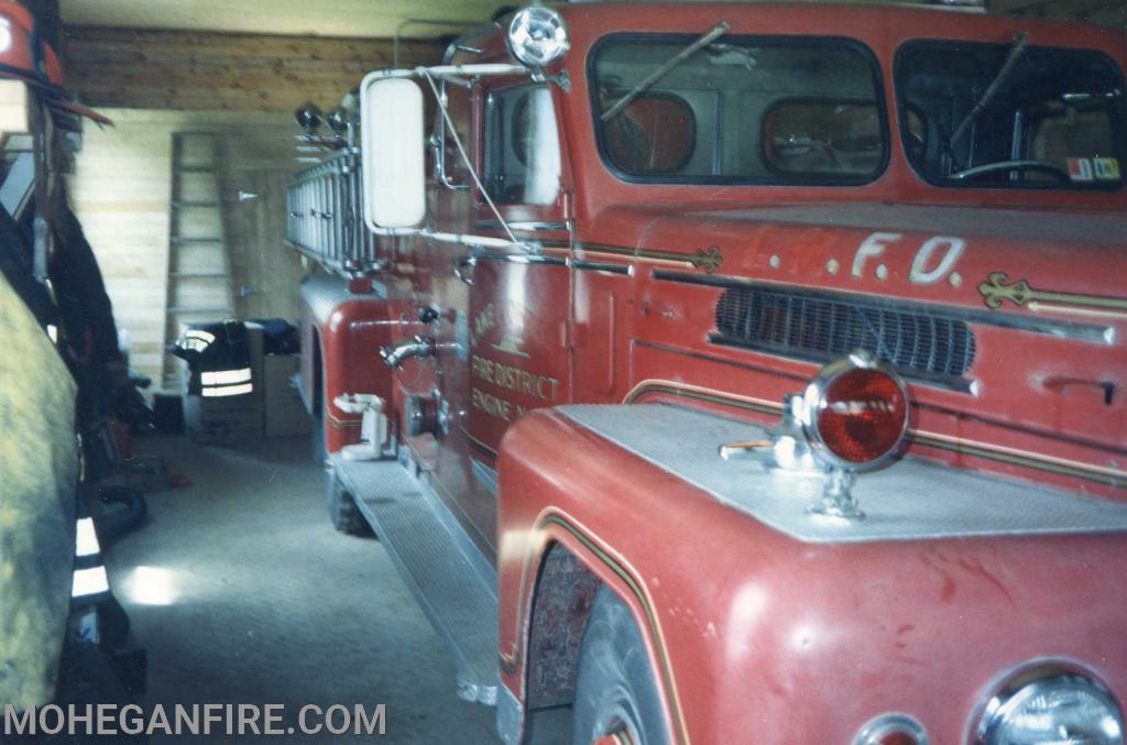 Former Engine 252 at it's new home in Brown Township