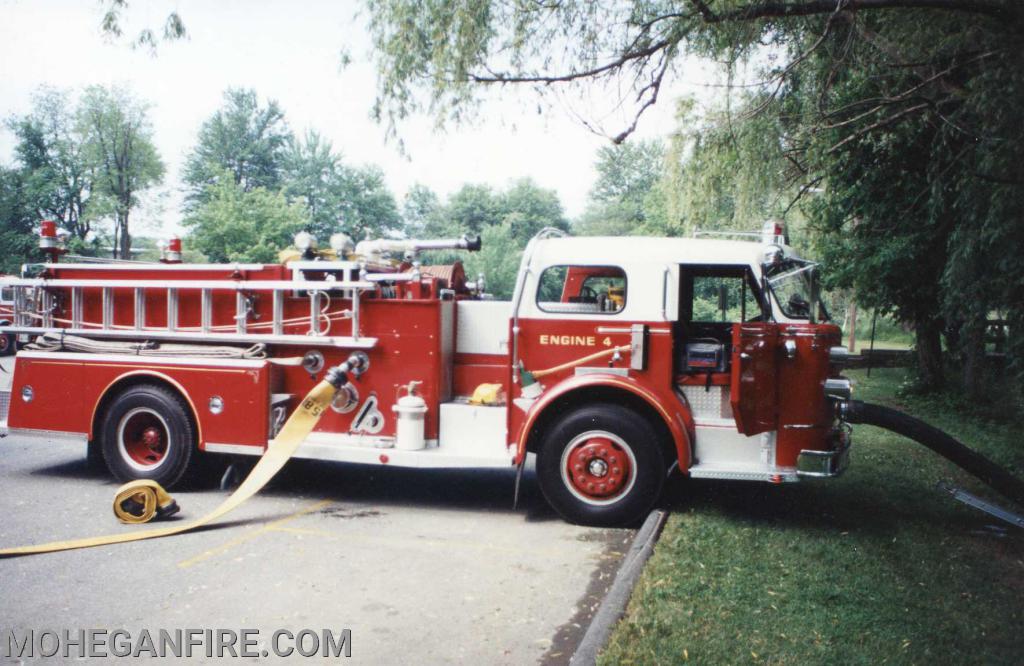 Engine 253 drafting at the Shrub Oak Park 