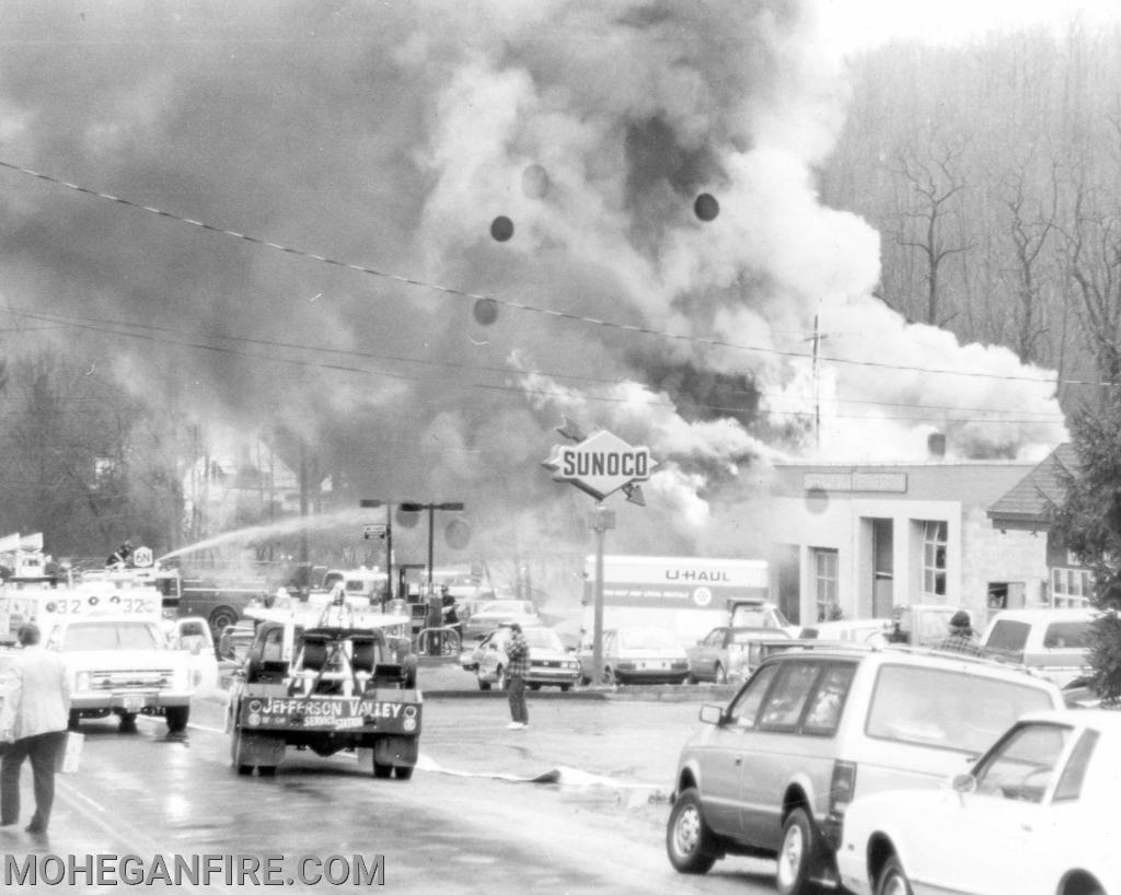 Jefferson Valley Service Station Structure Fire 