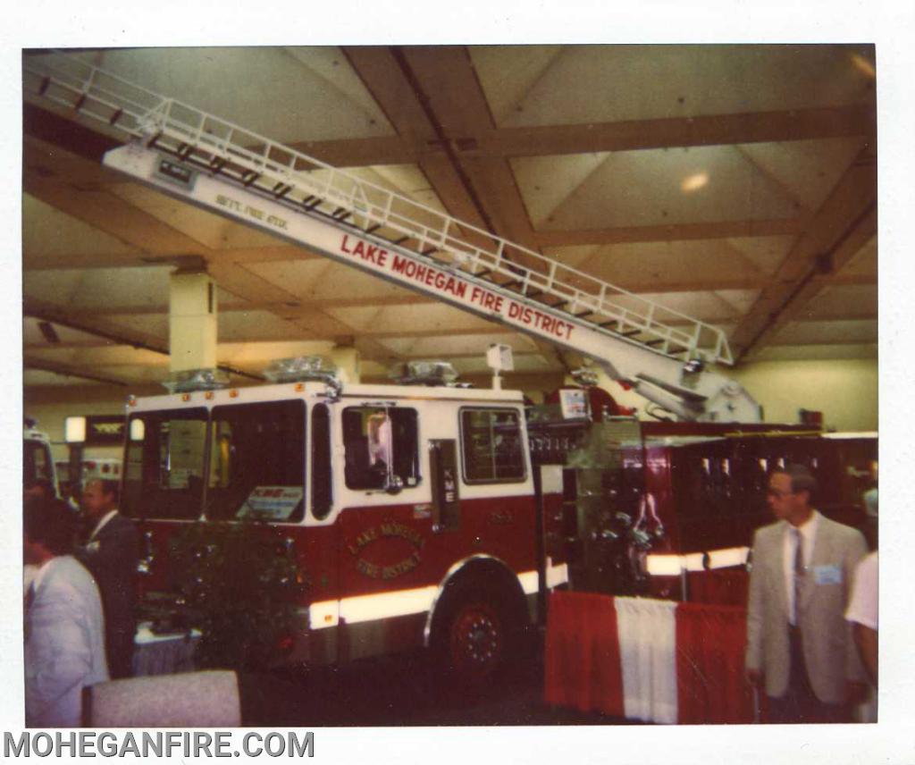 TS-3 later to become Engine 250 a 1988 KME 55ft Telesquirt brand new 