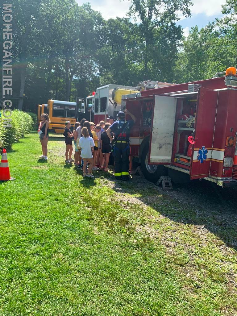 Super Heroes Day at Nabby Hill Day Camp - Mohegan Volunteer Fire ...