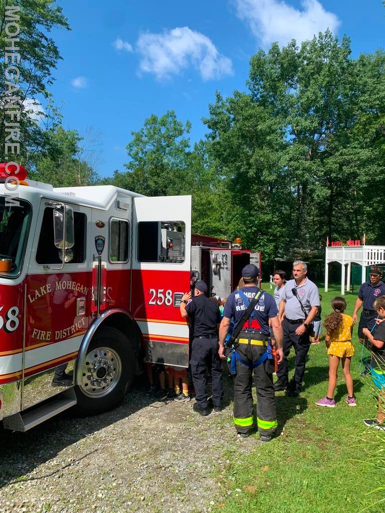 Super Heroes Day at Nabby Hill Day Camp - Mohegan Volunteer Fire ...